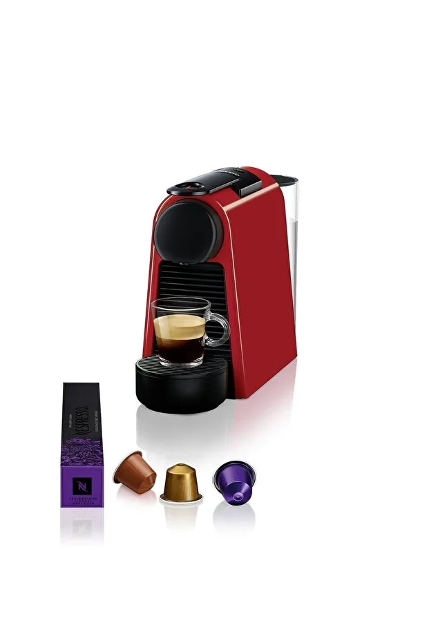 Nespresso D30 Essenza Mini Espresso Kahve Makinesi,Kırmızı